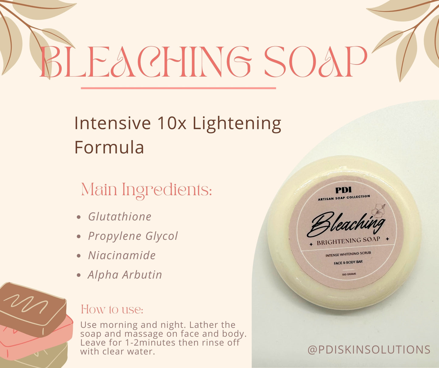 Bleaching Soap
