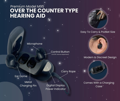 Premium Hearing Aid M95 Model